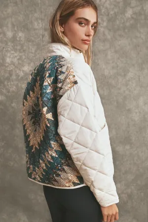 Maya Quilt Panel Jacket