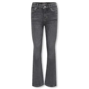 Medium Grey Denim flared jeans Blush