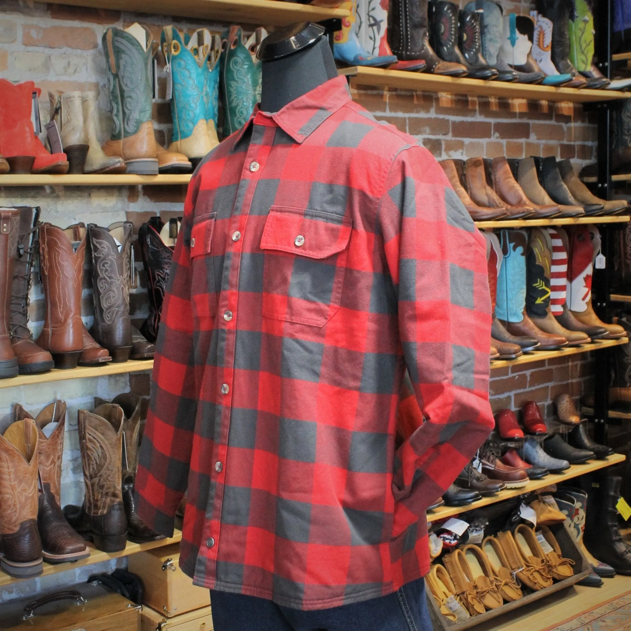 Men's Anderson Shirtjac Relaxed Fit Garnet