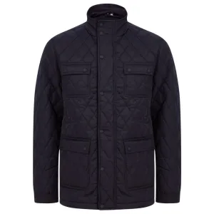 Men's Benfield Quilted Padded Jacket - Black - Sizes Small to XX Large