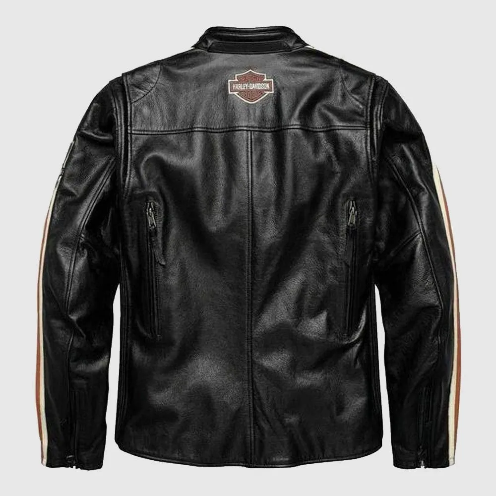 Men's Harley Davidson Black Leather Jacket