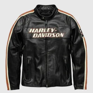 Men's Harley Davidson Black Leather Jacket