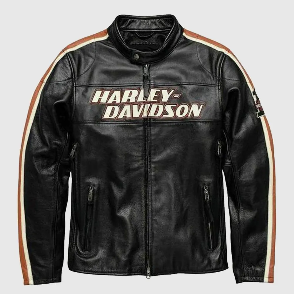 Men's Harley Davidson Black Leather Jacket