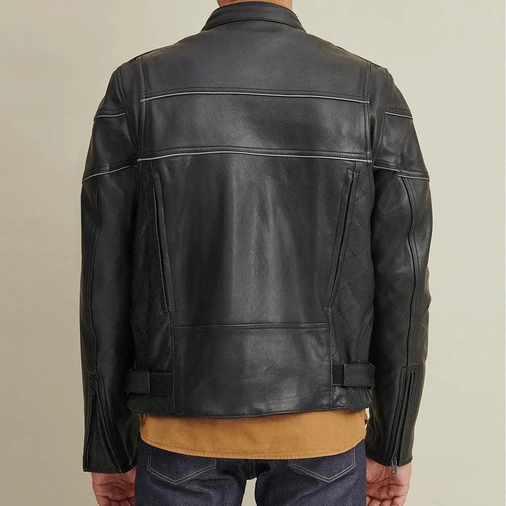 Men's Leather Rider Jacket with Thin insulate™ Lining