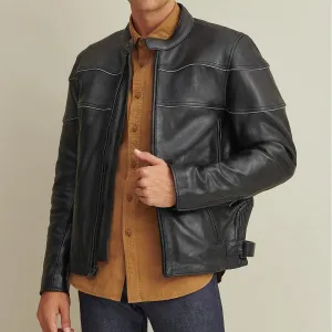 Men's Leather Rider Jacket with Thin insulate™ Lining