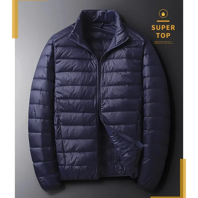 Men's quilted transitional jacket - Lightweight, warm, casual
