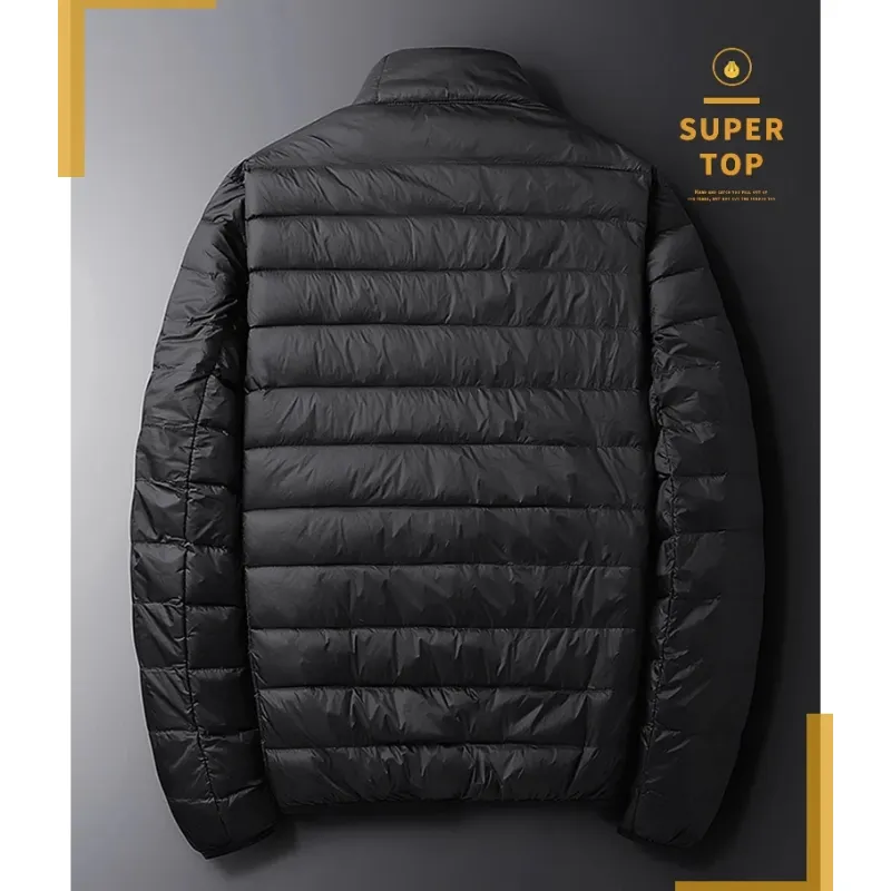 Men's quilted transitional jacket - Lightweight, warm, casual