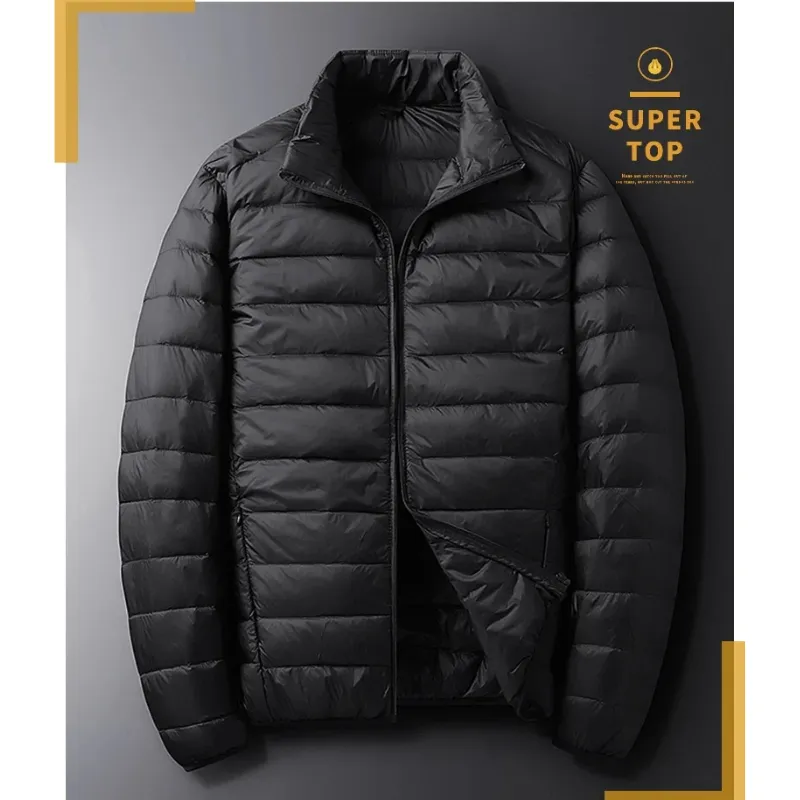 Men's quilted transitional jacket - Lightweight, warm, casual