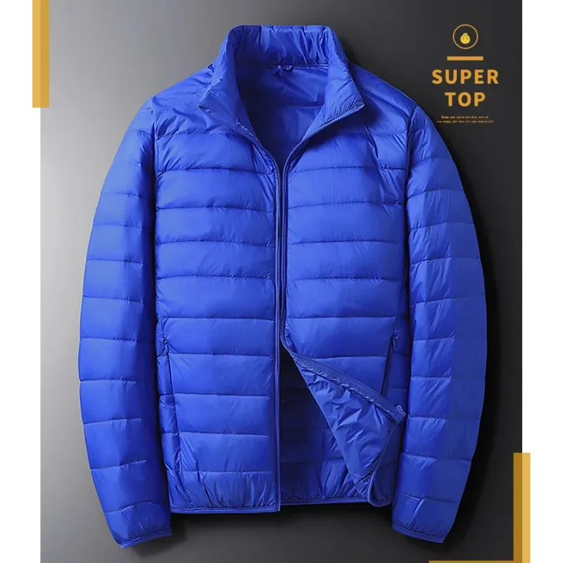 Men's quilted transitional jacket - Lightweight, warm, casual
