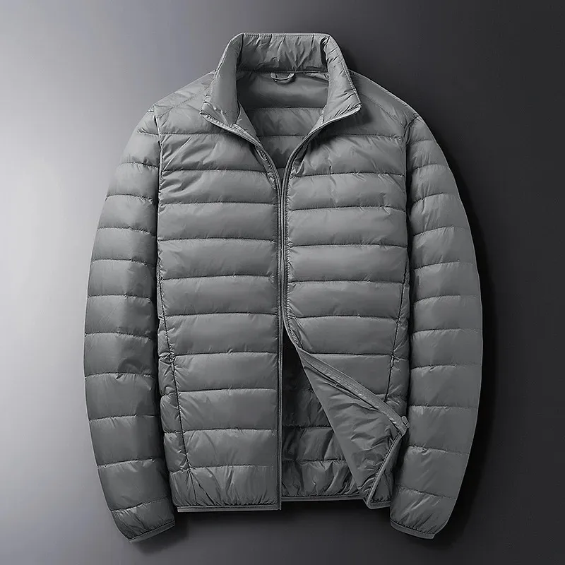 Men's quilted transitional jacket - Lightweight, warm, casual