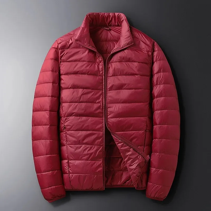 Men's quilted transitional jacket - Lightweight, warm, casual