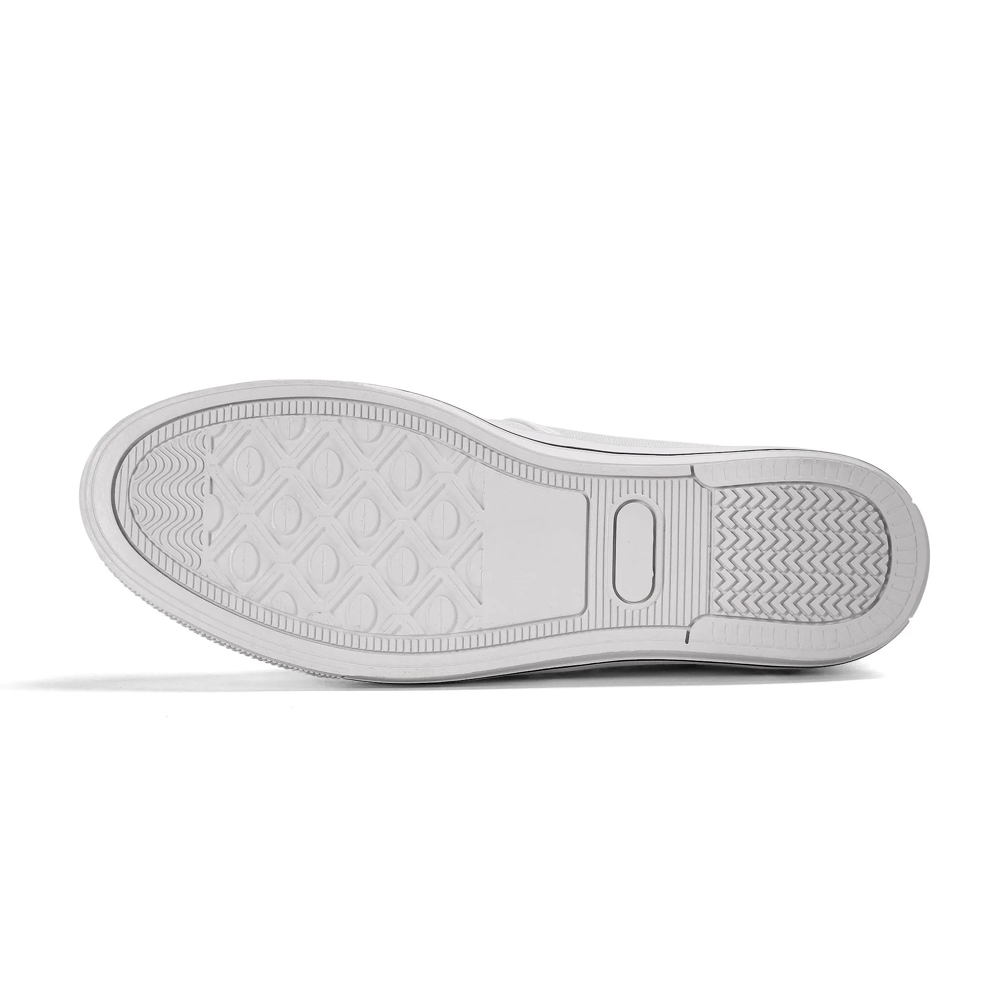 Mens Red Leaves Rubber Slip On Shoes