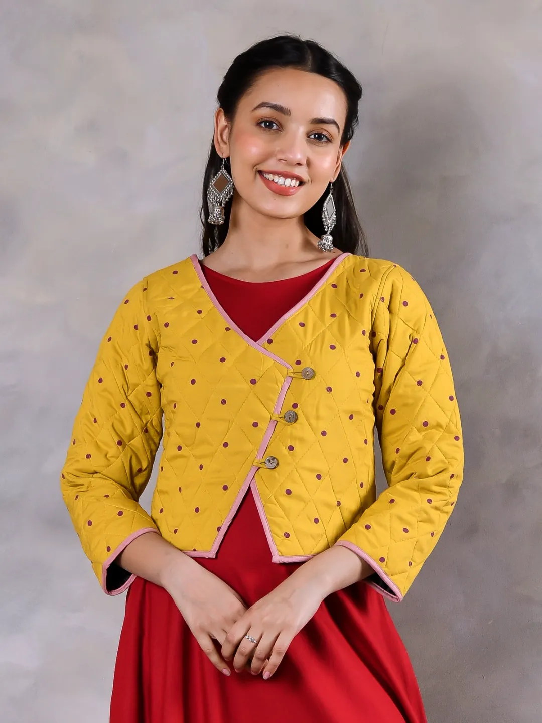 Mimosa Mustard Quilted Jacket