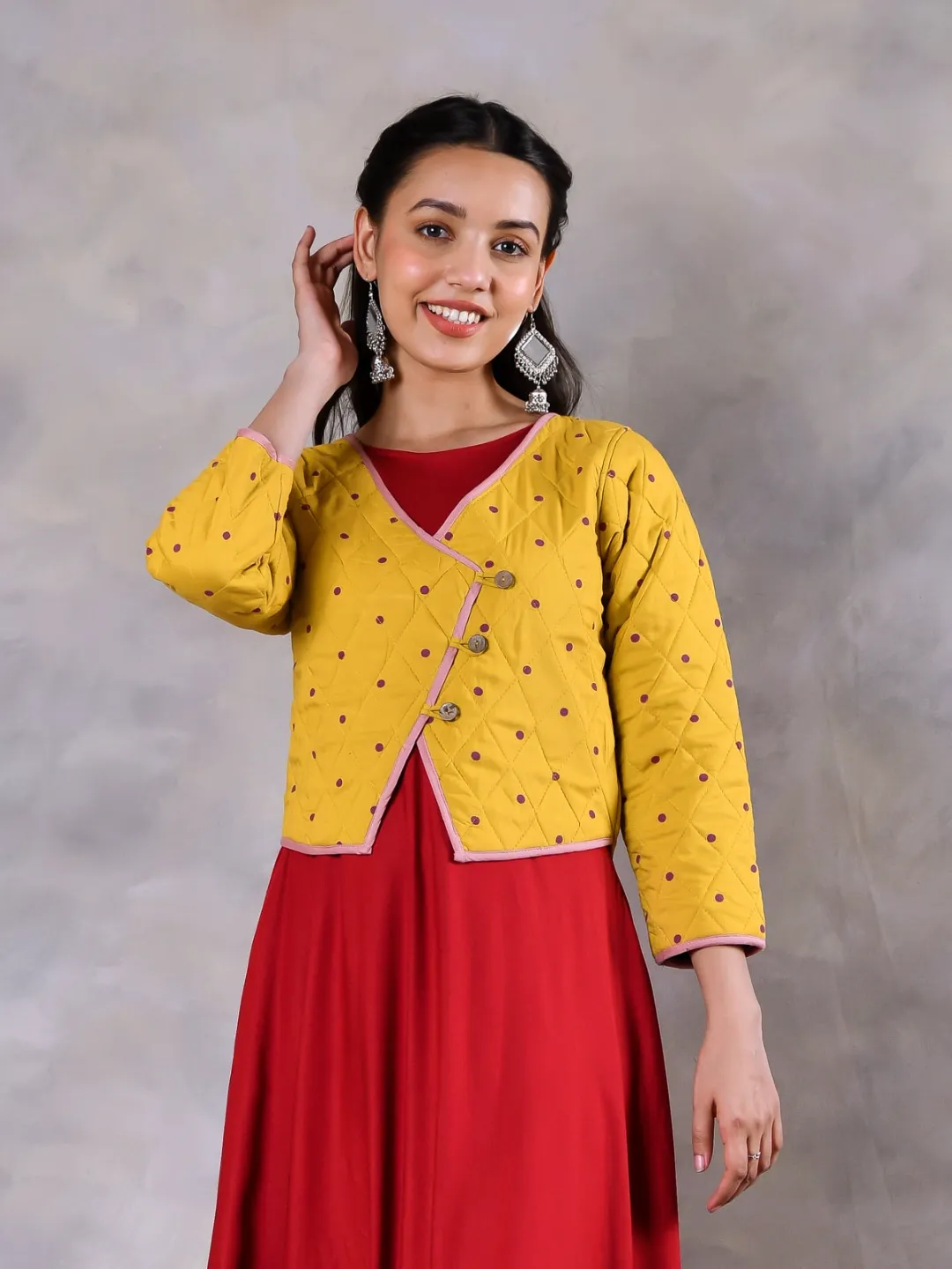 Mimosa Mustard Quilted Jacket