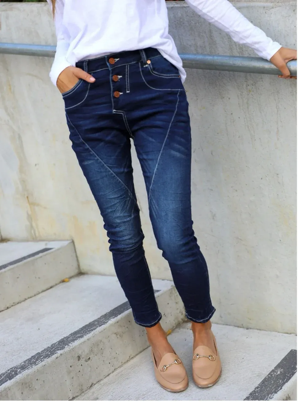 Monaco Jason Jean - Dark Blue Wash