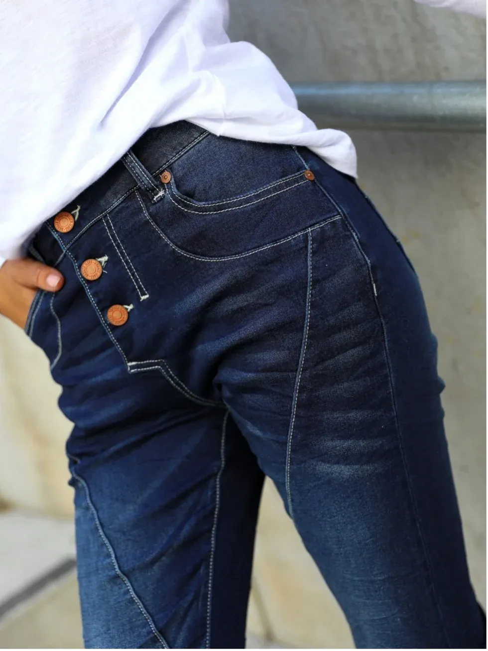 Monaco Jason Jean - Dark Blue Wash