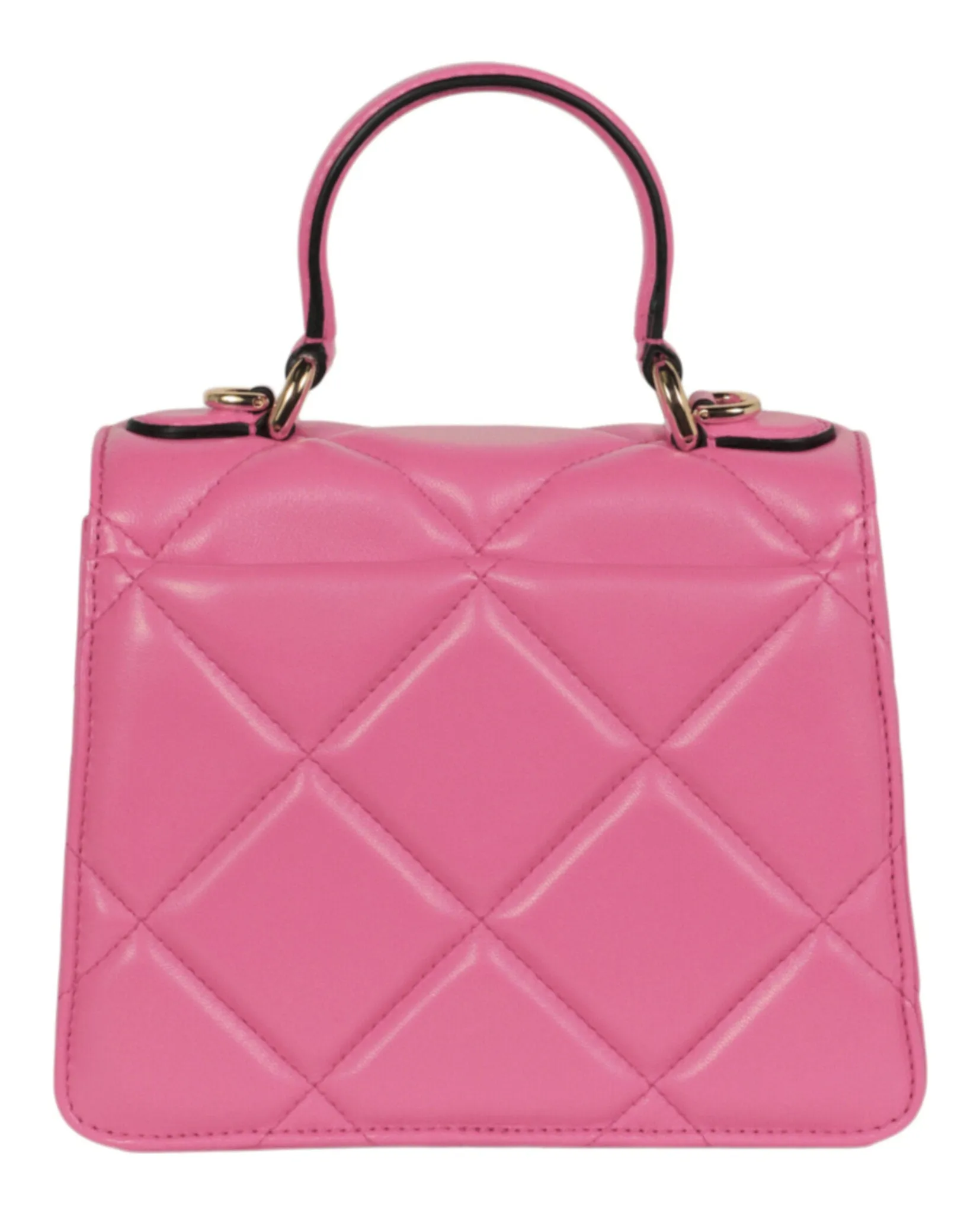 Moschino Heart Studs Quilted Shoulder Bag