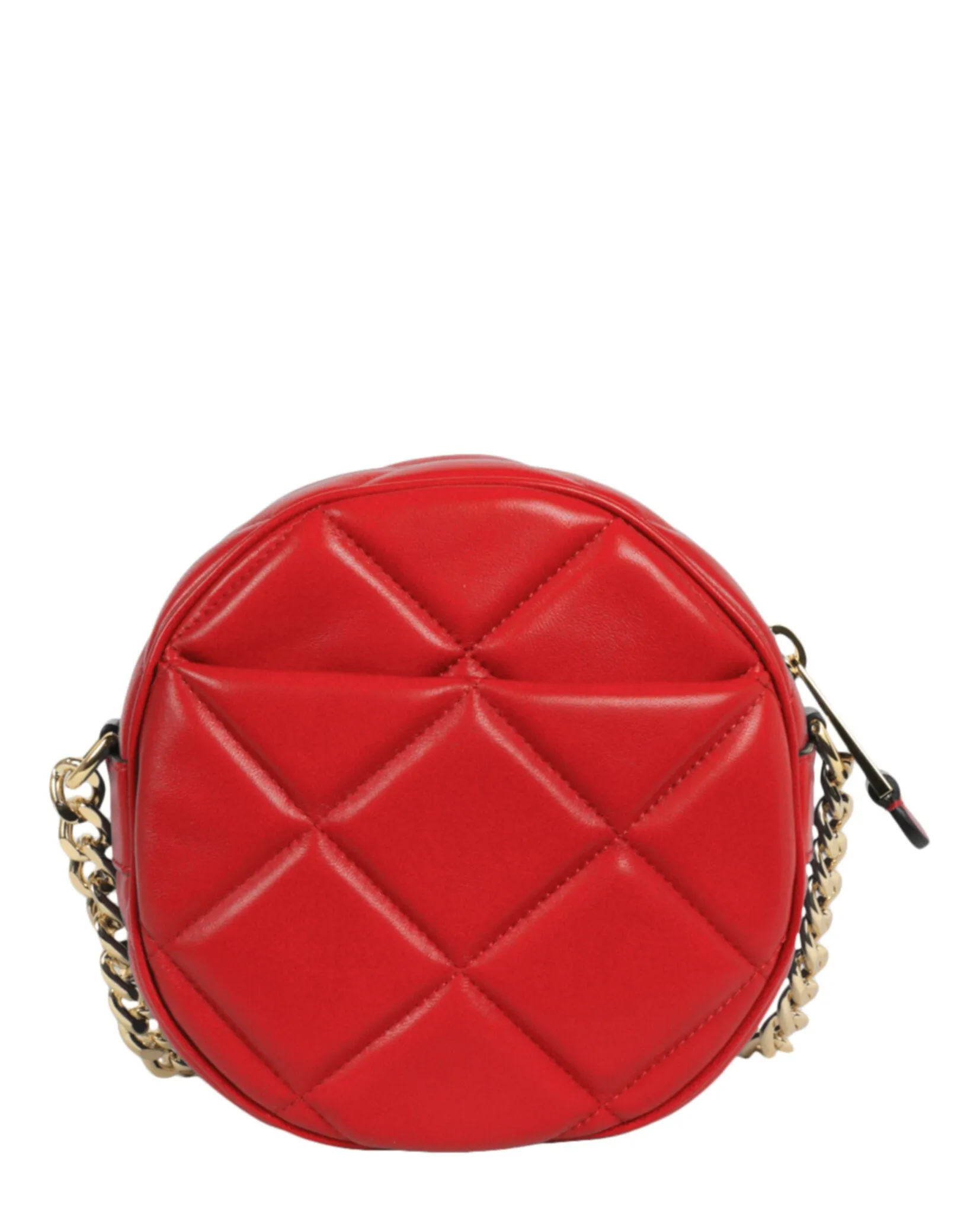 Moschino Heart Studs Quilted Shoulder Bag