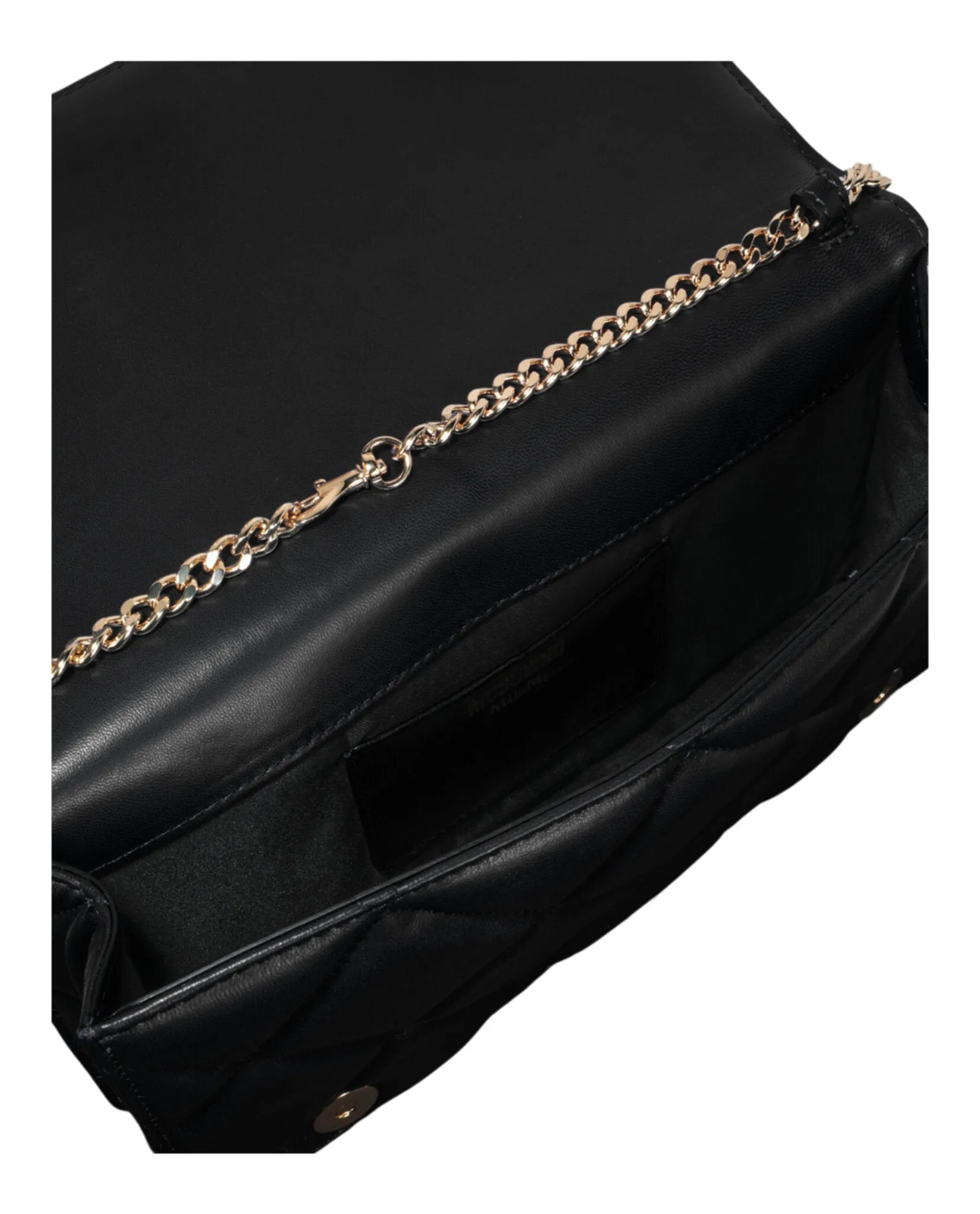 Moschino Heart Studs Quilted Shoulder Bag