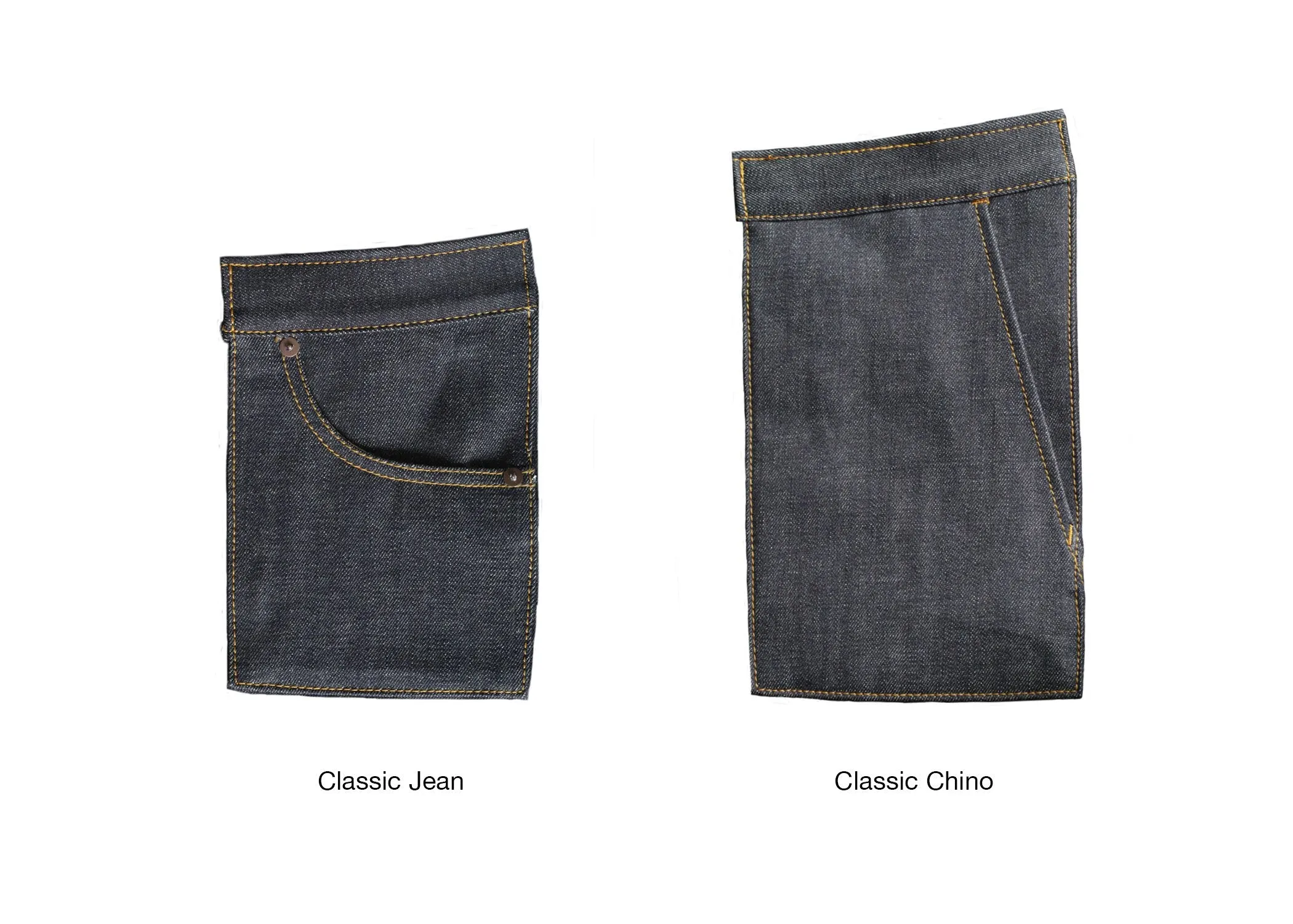 NDL200 INDIGO x INDIGO HERRINGBONE DENIM