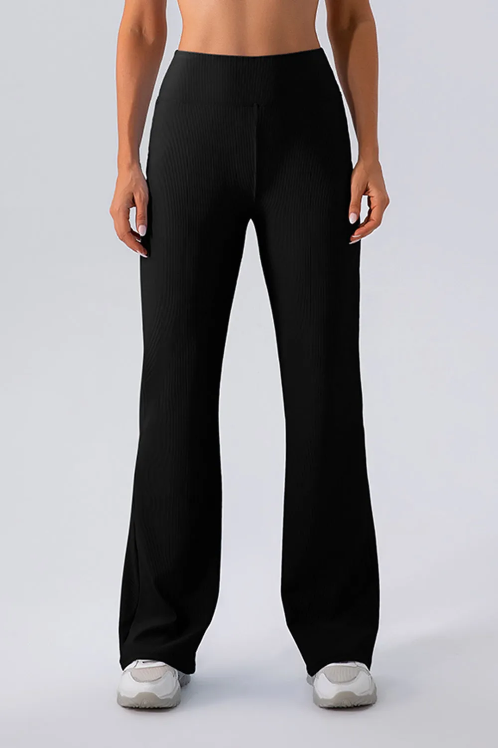 NicholesGifts Women High Waist Straight Active Pants
