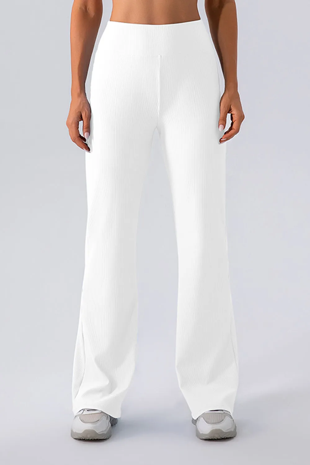 NicholesGifts Women High Waist Straight Active Pants
