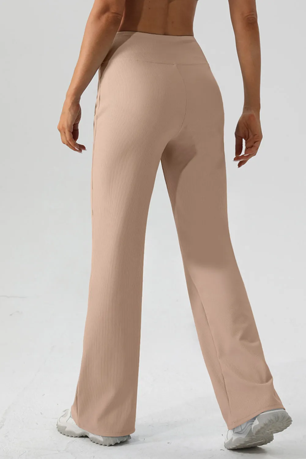 NicholesGifts Women High Waist Straight Active Pants