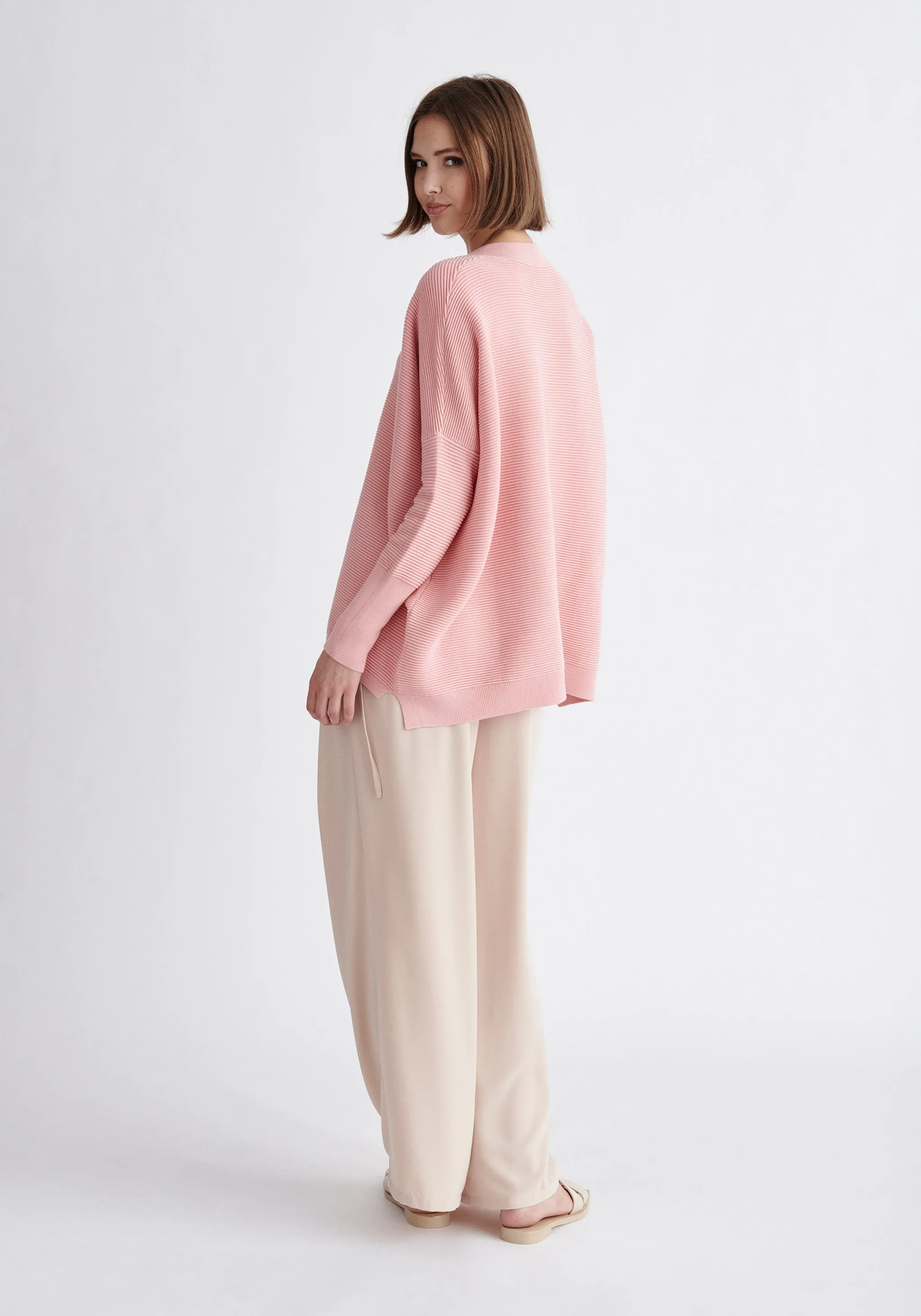 Paisie V-Neck Ribbed Jumper