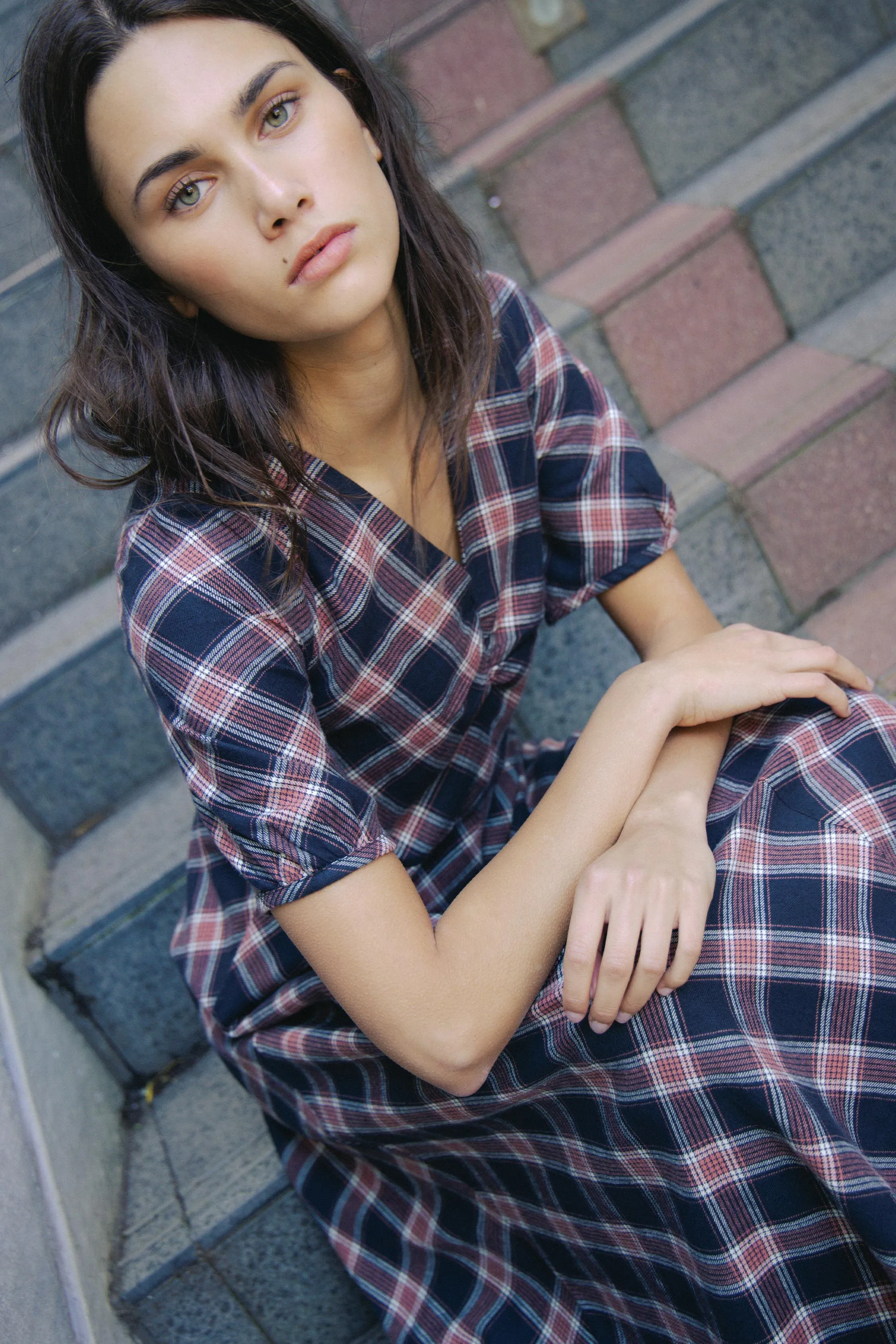 Plaid dress
