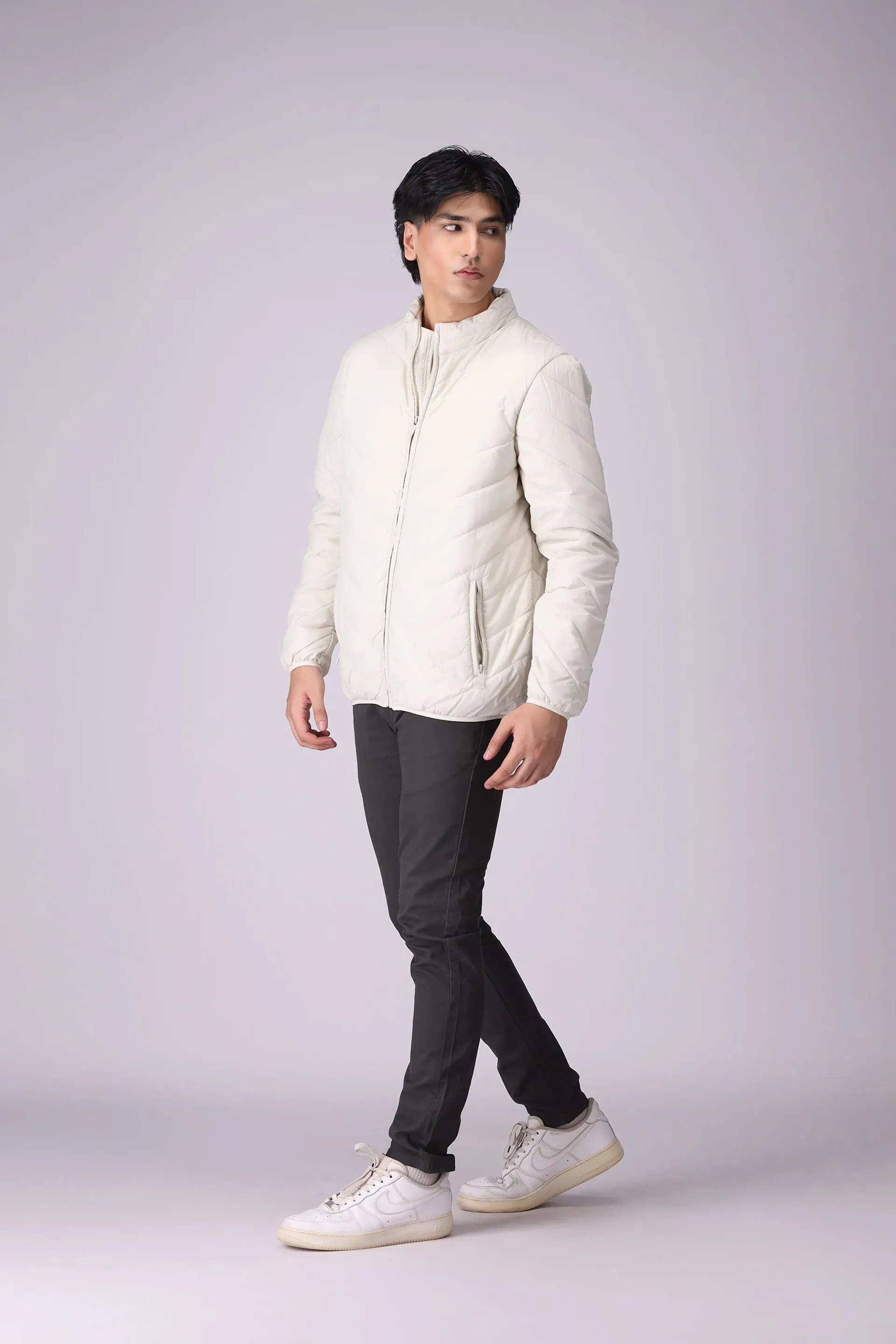 PU Quilted Jacket