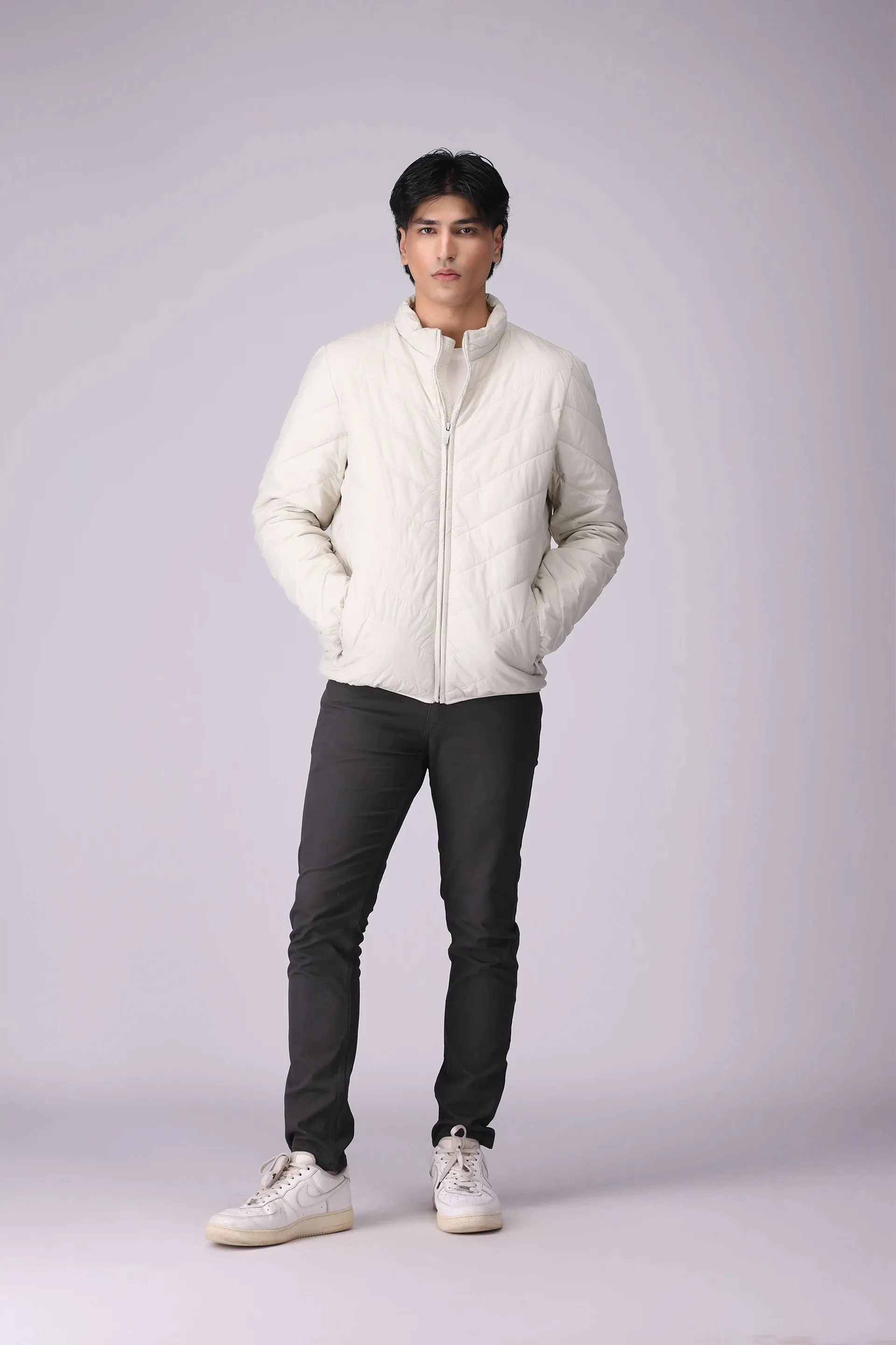 PU Quilted Jacket
