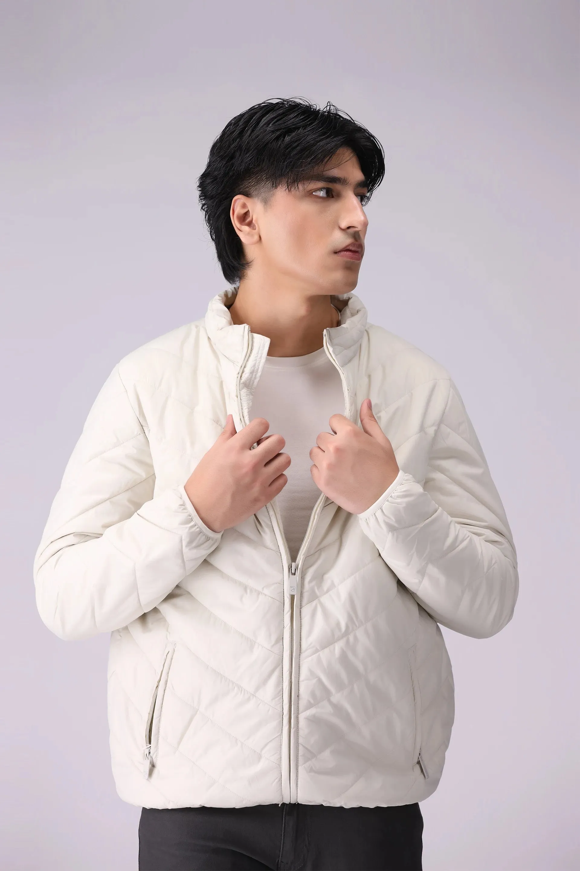 PU Quilted Jacket