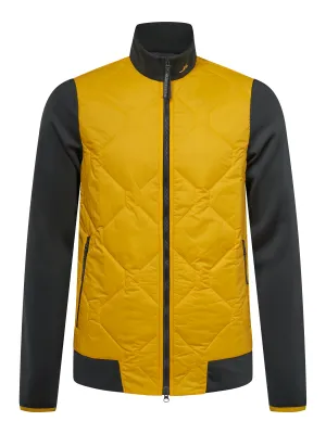 Quilt Hybrid Jacket / Daylily