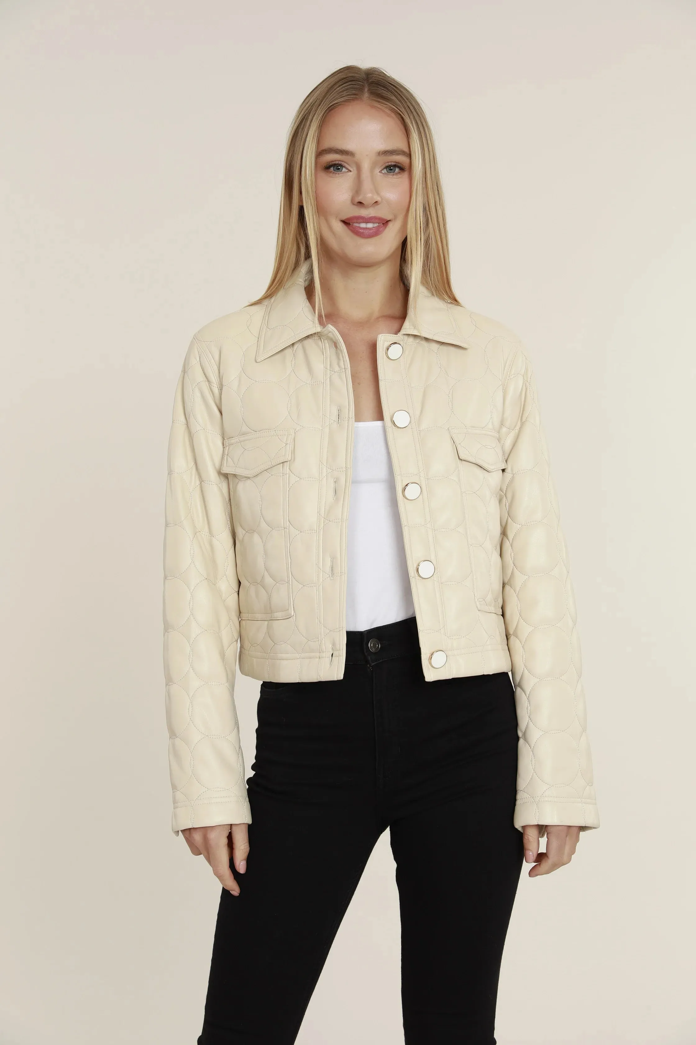Quilted Bomber Jacket
