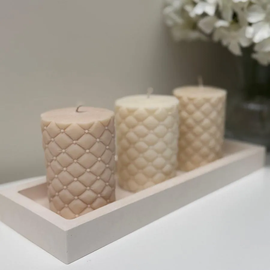 Quilted Candle