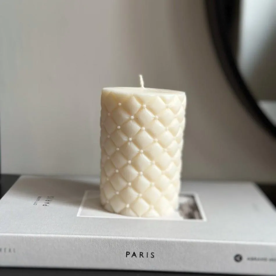 Quilted Candle