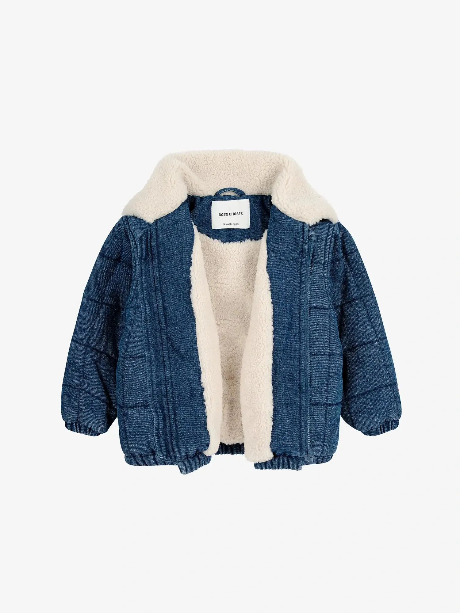 quilted denim jacket