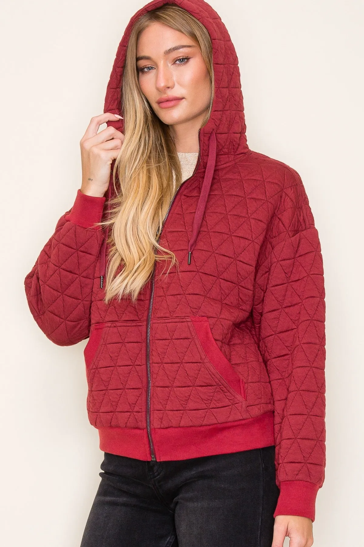 Quilted Hooded Jacket