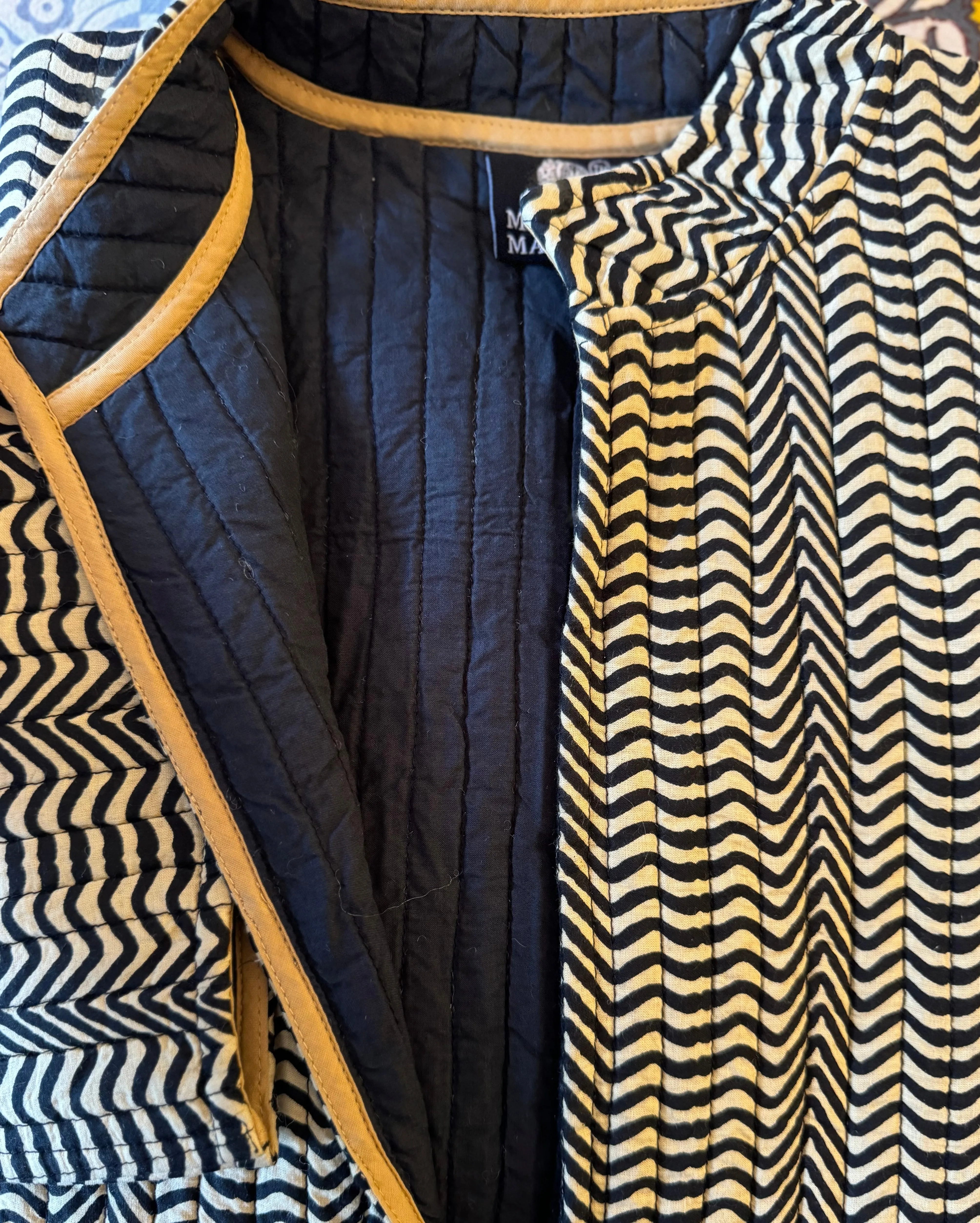 Quilted Jacket Blue Wave