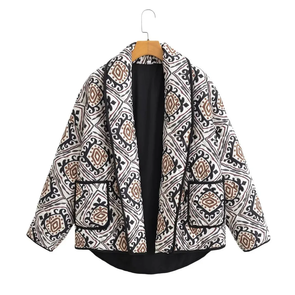 Quilted Panel Jacket
