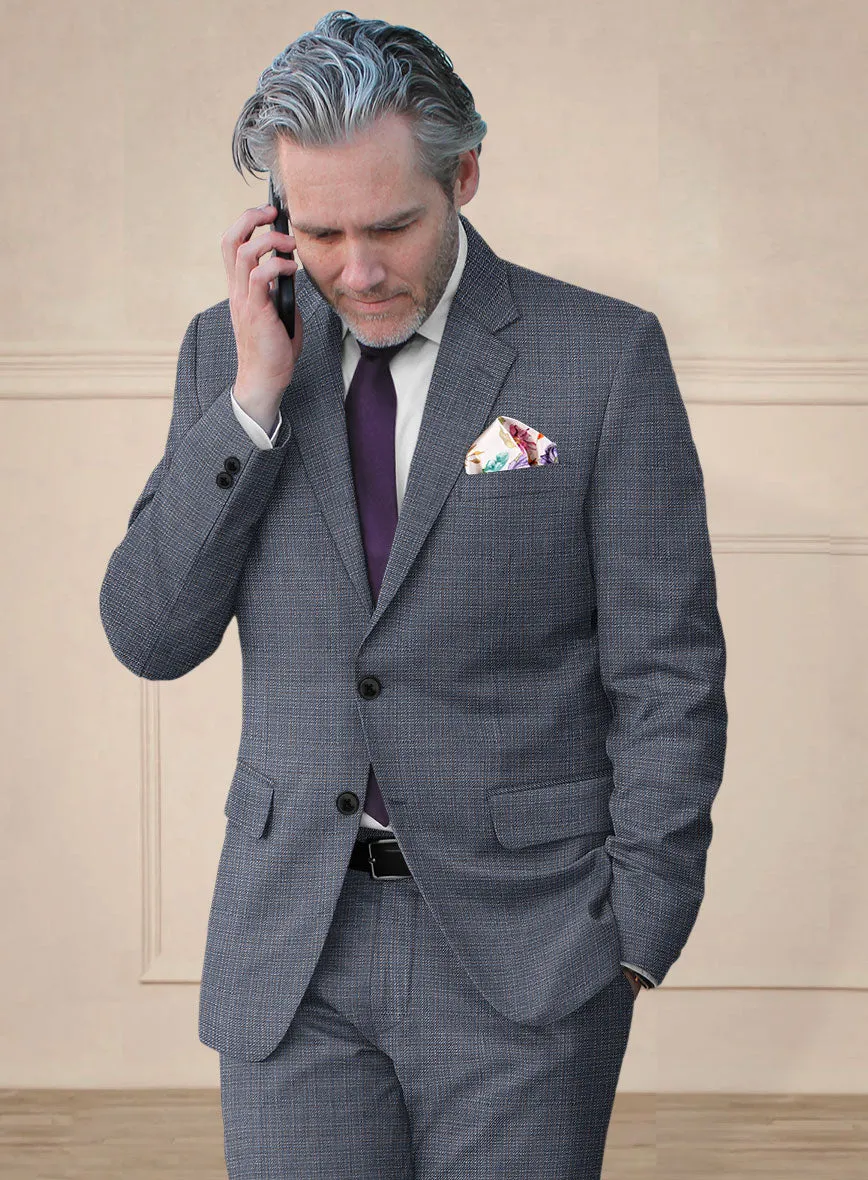 Reda Arijo Blue Wool Jacket