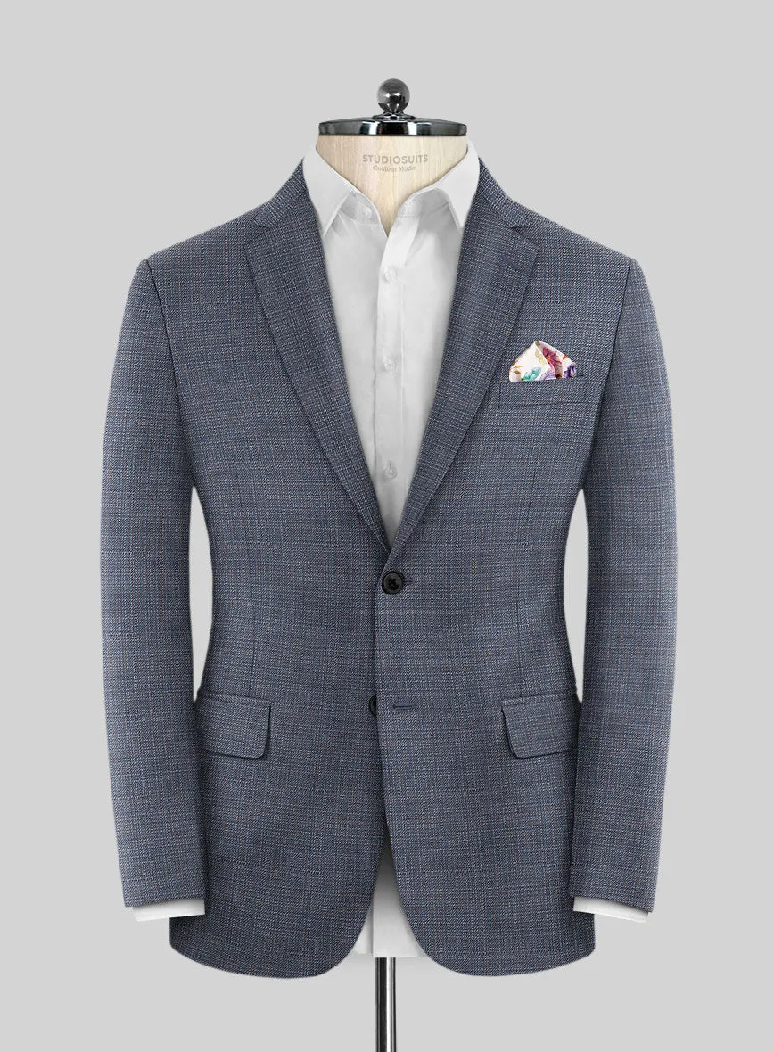 Reda Arijo Blue Wool Jacket