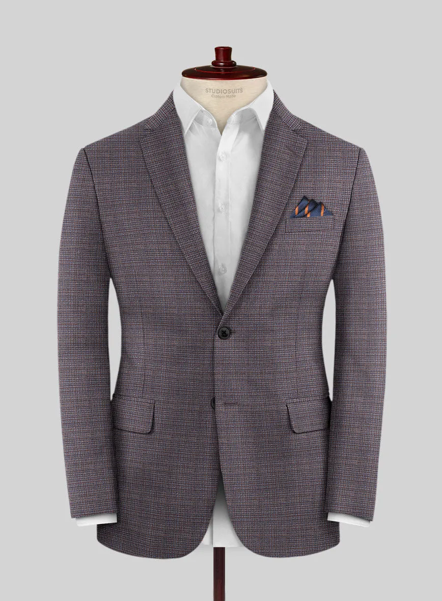 Reda Arijo Maroon Wool Jacket