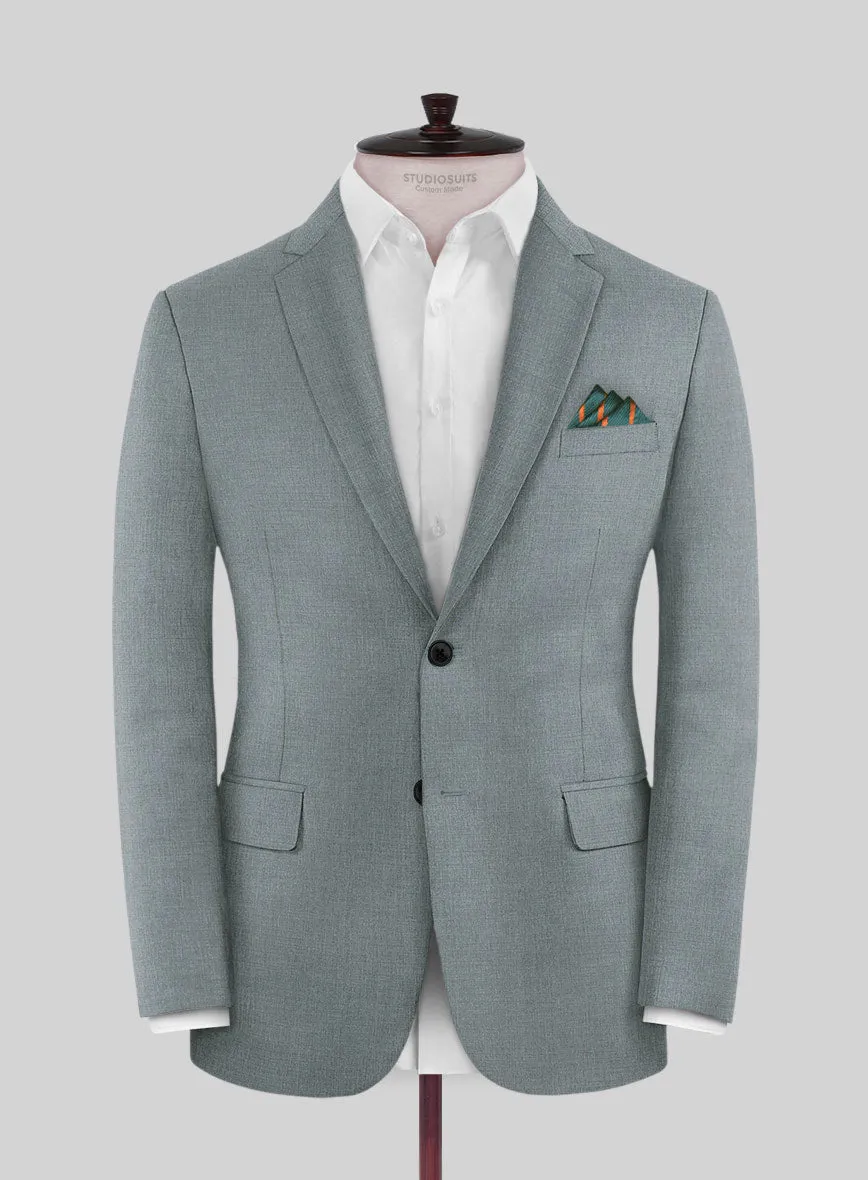 Reda Flexo Gray Blue Wool Jacket