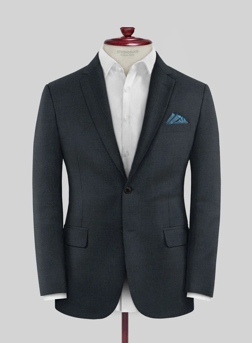 Scabal Alve Blue Wool Jacket