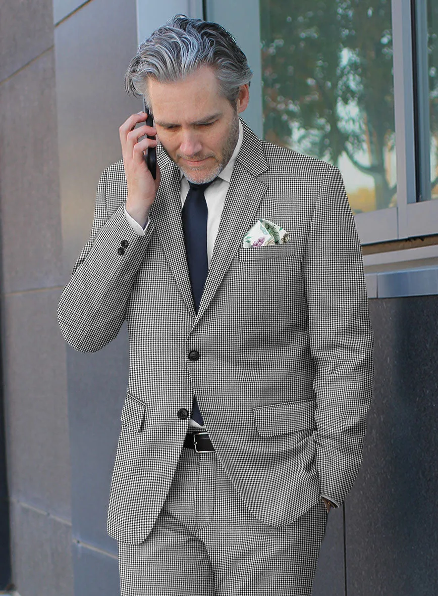 Scabal Belisa Houndstooth BW Wool Jacket