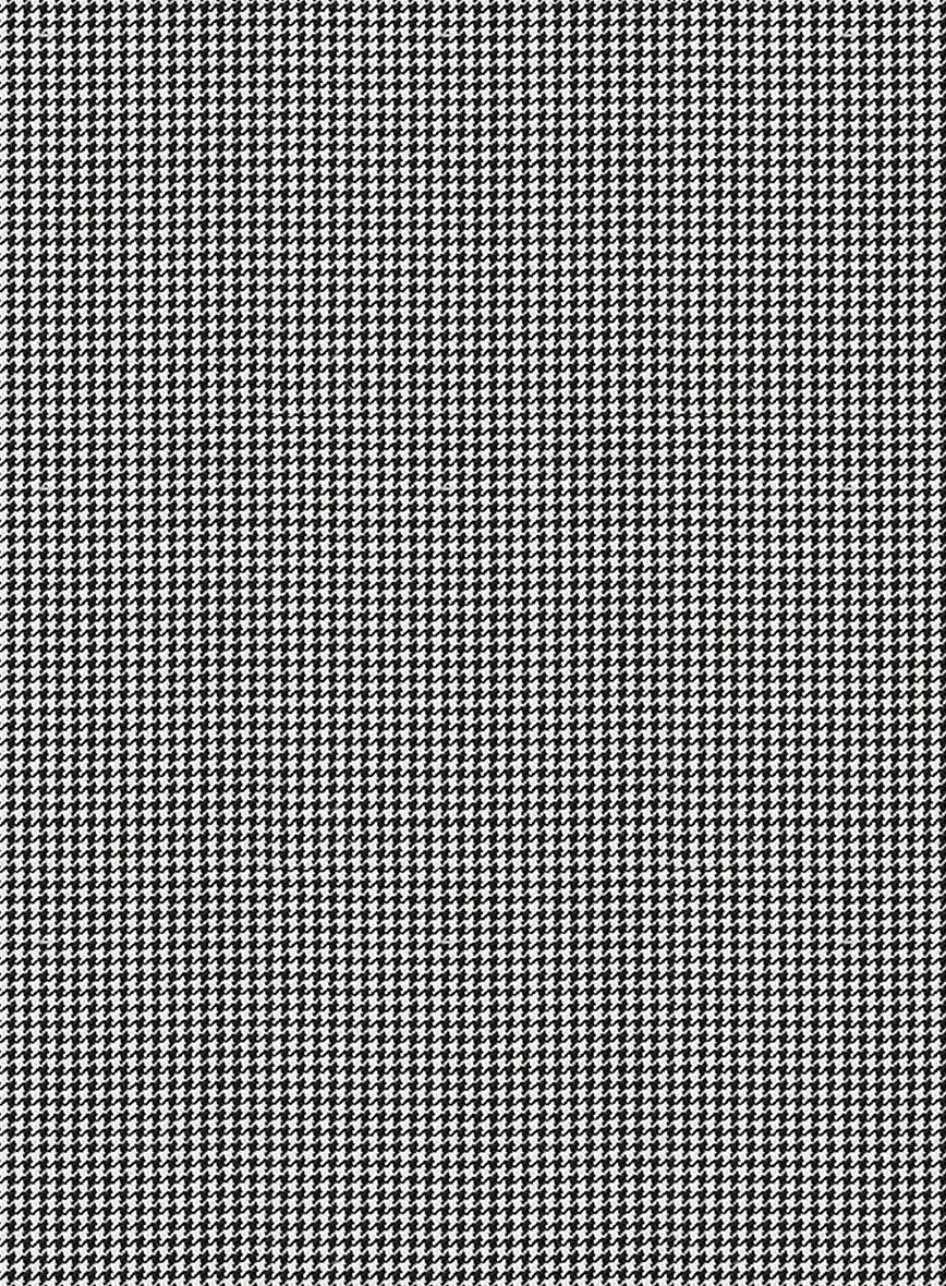 Scabal Belisa Houndstooth BW Wool Jacket