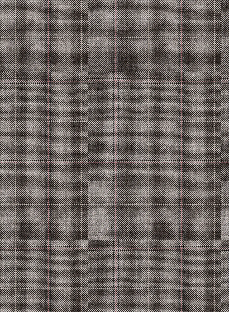 Scabal Cego Checks Brown Wool Jacket