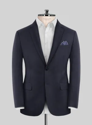 Scabal Corde Navy Blue Wool Jacket
