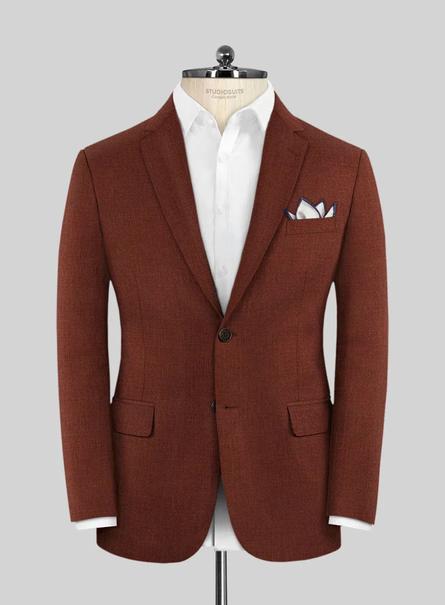 Scabal Cosmopolitan Auburn Wool Jacket